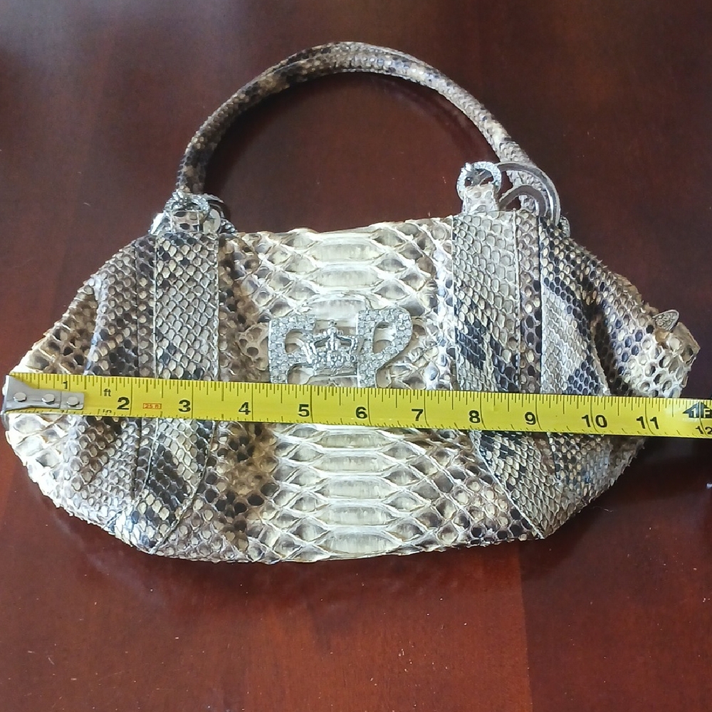 Fernando Pensato 'Python' Snakeskin Patterned Handbag - Picture 10 of 16